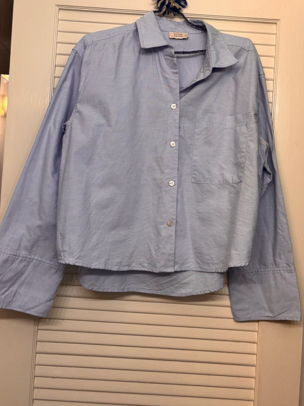 AYR Oxford Blue Button Down Shirt size M